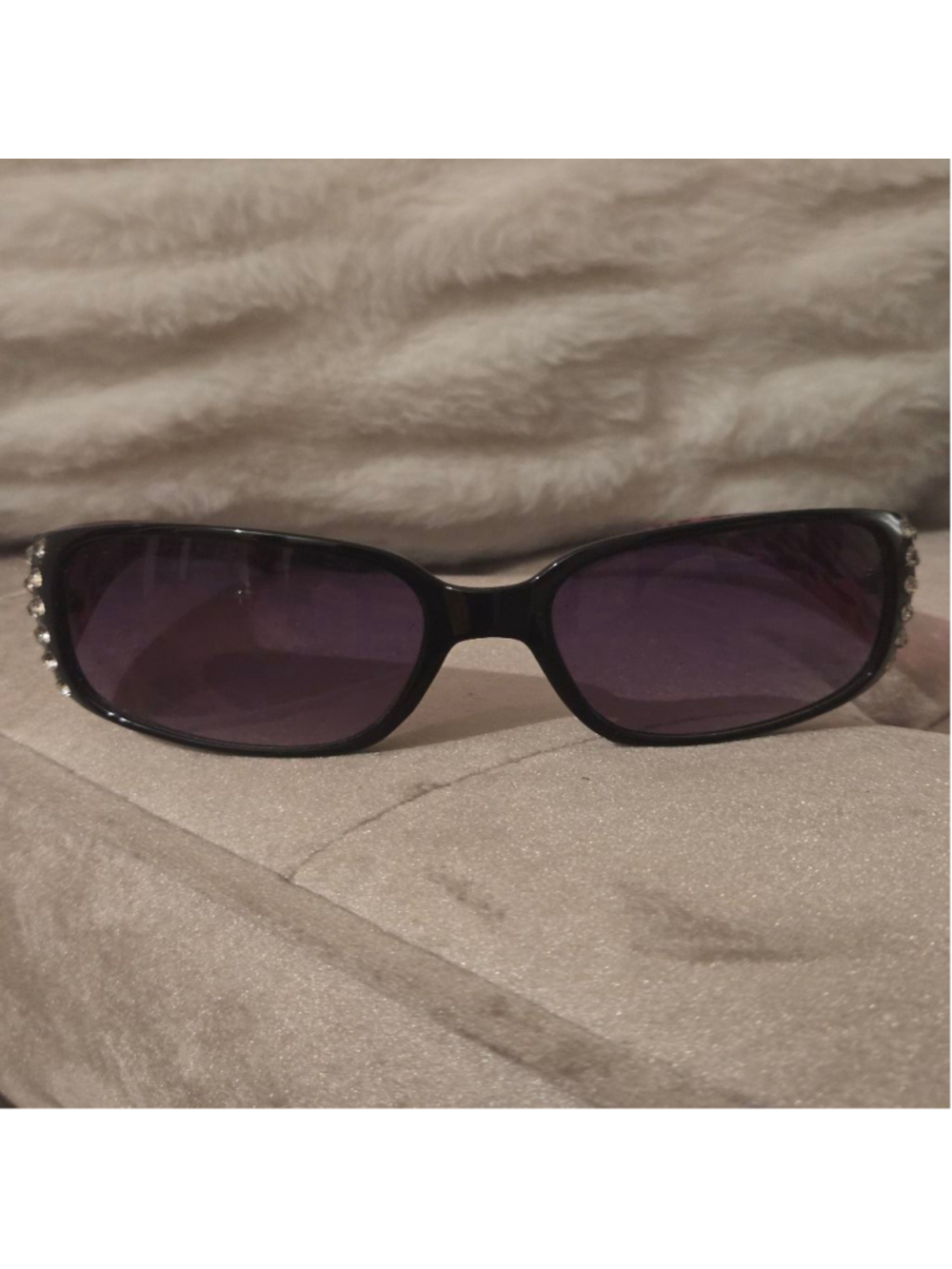 Women's Unbranded BLING Black & Pink Zebra Print Sunglasses One Size